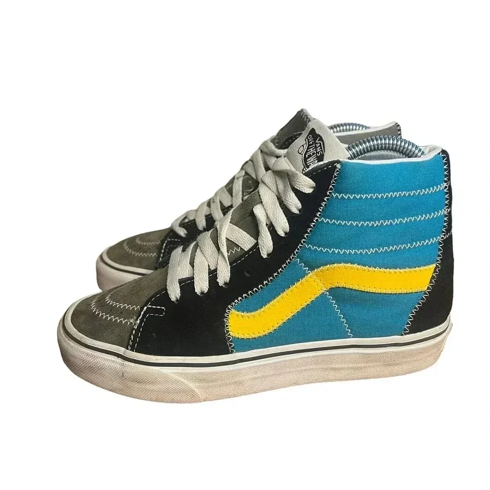 Vans Sk8-Hi Zig Zag High Top Sneakers Multicolor Skate‎ Shoes Women’s Size 5